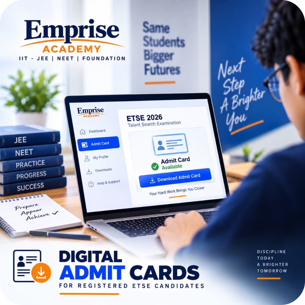 Emprise Academy ETSE 2026 digital admit card