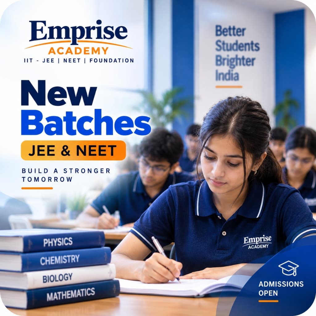 Emprise Academy JEE and NEET new batches